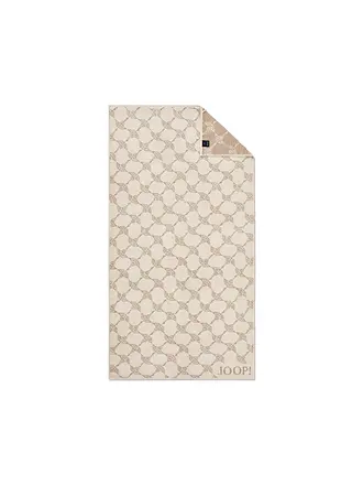 JOOP | Handtuch "Cornflower" 80x150cm (schwarz) | creme